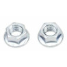 Ecrou à bride BOLT M10x1,25mm tête 14mm acier 10 pièces