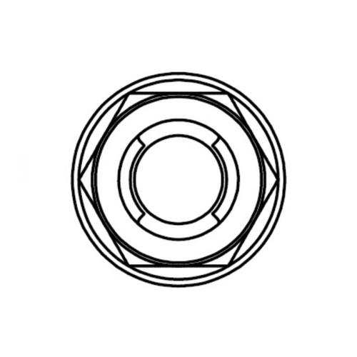 Ecrou Fuji à bride BOLT M6x1mm tête 10mm acier 10 pièces