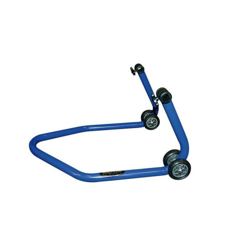 Béquille de stand arrière universelle BIKE LIFT bleu avec supports caoutchouc en "L"- RS-17