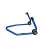 Béquille de stand arrière universelle BIKE LIFT bleu avec supports caoutchouc en "L"- RS-17