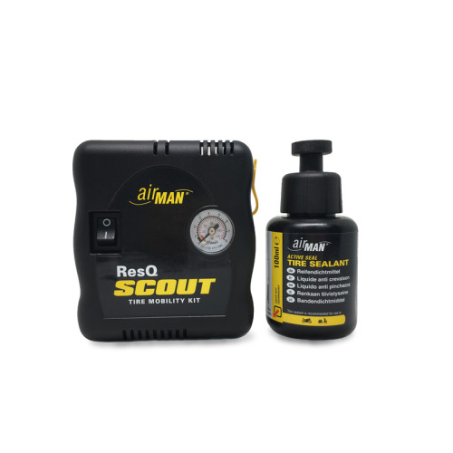 Kit mini-compresseur + bombe anticrevaison AIRMAN ResQ Scout