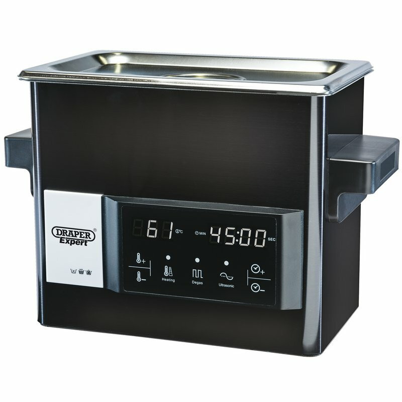 Bac à ultrasons DRAPER 500W 27L Bac à ultrasons DRAPER 500W 27L
