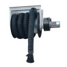 Extracteur de gaz d'échappement FILCAR enrouleur mécanique - ventilateur intégré - 7m Ø100mm