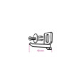 Kit crochet + vis pour mobilier d'atelier BETA