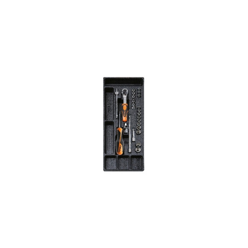 Plateau thermoformé rigide BETA avec outils 1/4''