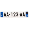 Plaques d'immatriculation PVC PPI - SIV 520x110 département 39 - 10 pièces Plaques d'immatriculation PVC PPI - SIV 520x110 département 39 - 10 pièces