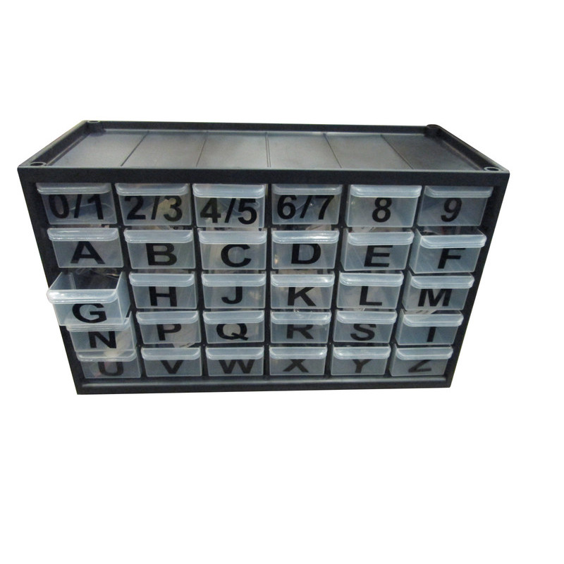 Assortiment caractères pour plaques aluminium PPI