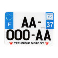 Plaques d'immatriculation PVC et fonds blancs PPI - SIV 210x130 département 02 - 10 pièces Plaques d'immatriculation PVC et fonds blancs PPI - SIV 210x130 département 02 - 10 pièces