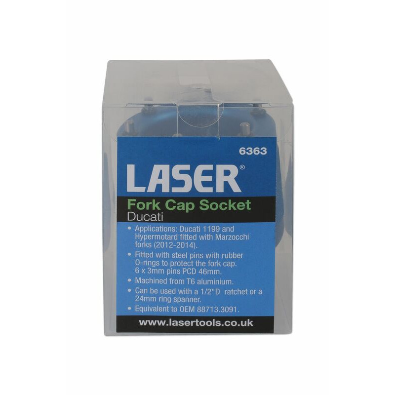 Douille à créneau LASER TOOLS dessus de fourche Ducati