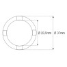 Douille à créneaux JMP pour bras oscillant/chassis Øint.28,5mm/Øext.37mm 4 crans Kawasaki