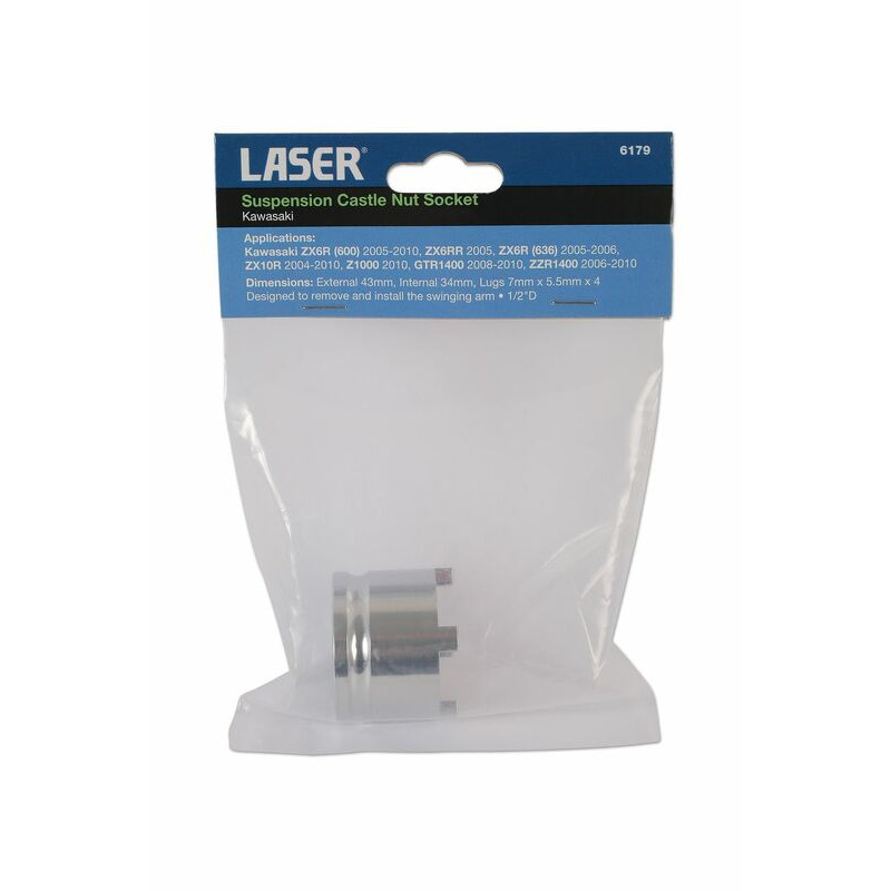 Douille à créneau LASER TOOLS bras oscillant Kawasaki