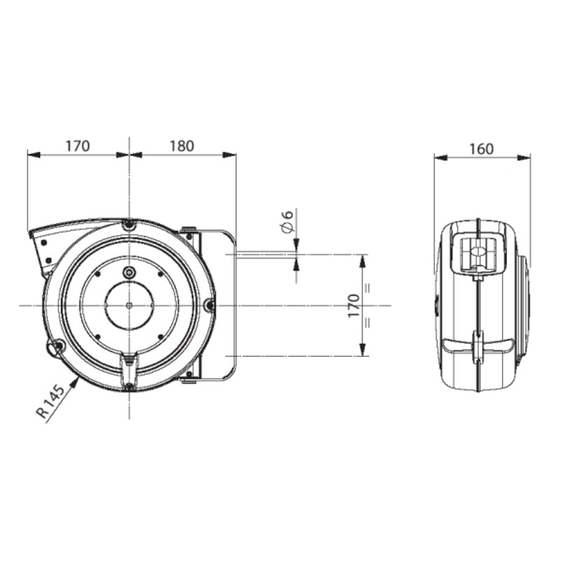 Enrouleur électrique ZECA automatique 15m