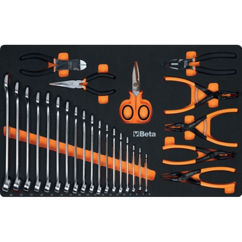 Servante mobile d'atelier BETA RSC24/7 7 tiroirs + composition de 248 outils