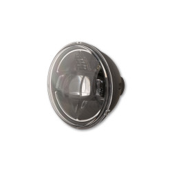 HIGHSIDER pro 5 3/4 inch LED headlight insert TYPE 10, smoked reflector, with parking light