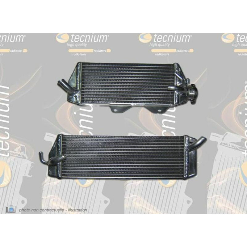 Radiateur gauche TECNIUM Oversize - Kawasaki KX250F