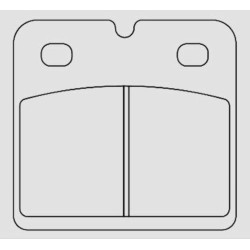 Plaquettes de frein BERINGER Standard route/Sport métal fritté - KIT506HS