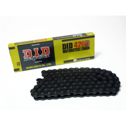 Kit chaîne DID/PBR 420D 11/51 (Ratio OEM) renforcé - couronne en aluminium ultra-léger