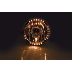 Phare SHIN YO Reno 2 7" noir brillant
