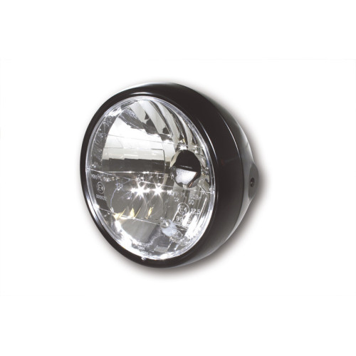 Phare SHIN YO 6 1/2" chromé/noir