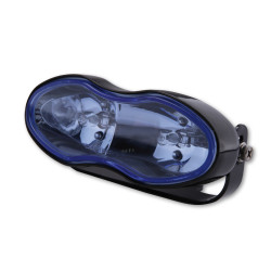 Eclairage SHIN YO Feu de route/feu de brouillard noir verre bleu 2x H3 55W