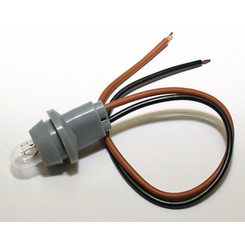 Feu de position SHIN YO 5W avec support en caoutchouc pour insert de phare 14 - 15 mm.