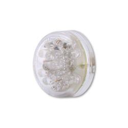 Feux arrière LED SHIN YO Disc, verre cair, homologué E