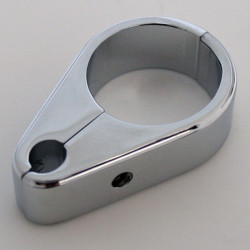 SHIN YO Chrome-plated Clamp For 1 Throttle Cable, 1 Inch (25mm)