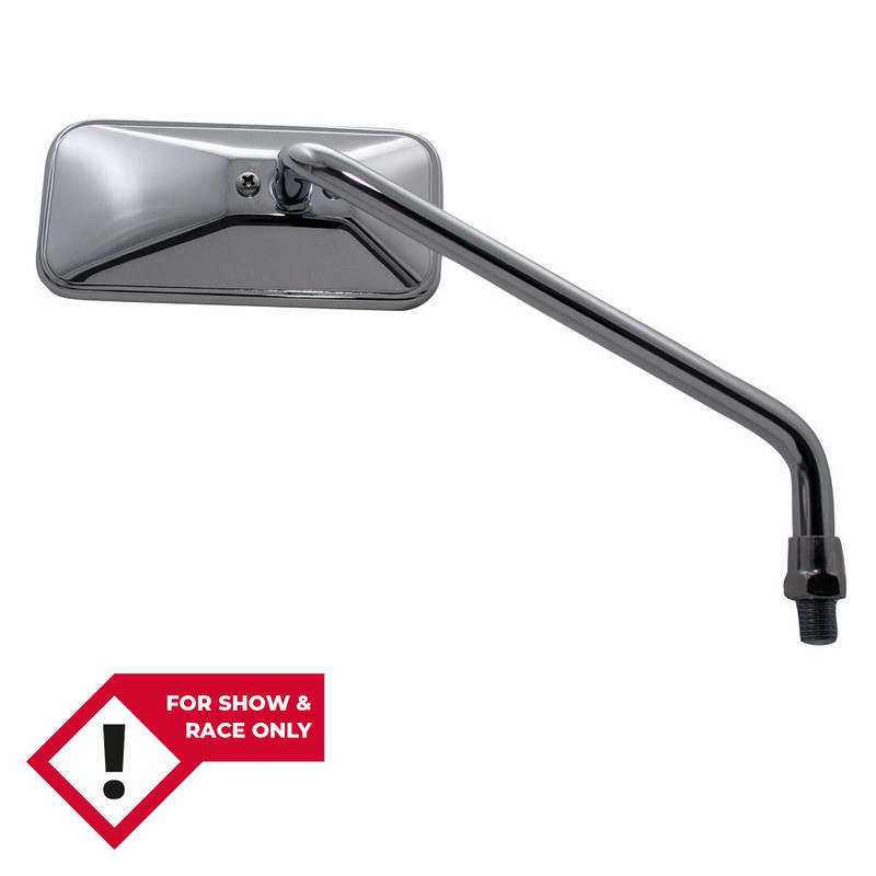 SHIN YO Chopper mirror, long, rectangular, chrome, right