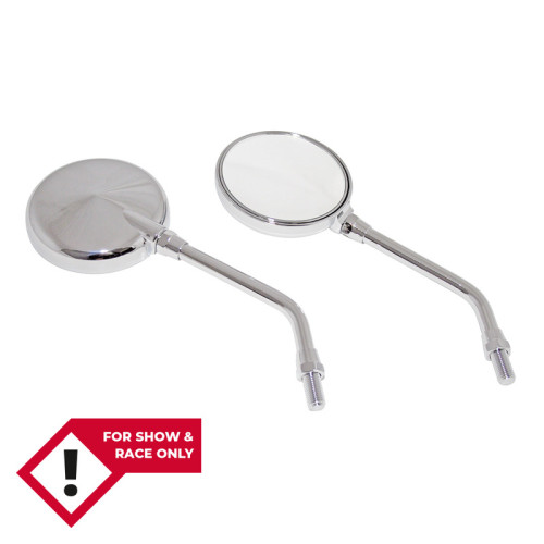 SHIN YO Mini handlebar mirror, chrome