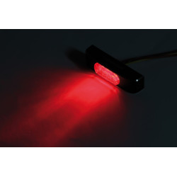 Feu arrière LED HIGHSIDER pro Conero T2 homologué - verre rouge - l'unité