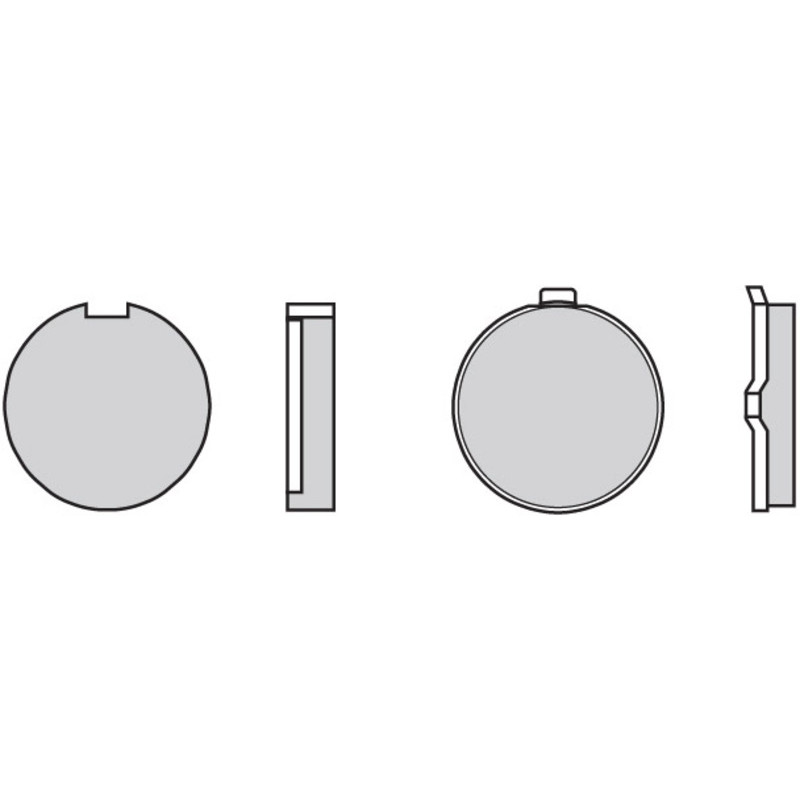 Plaquettes de frein BREMBO route carbone céramique - 07GR6319