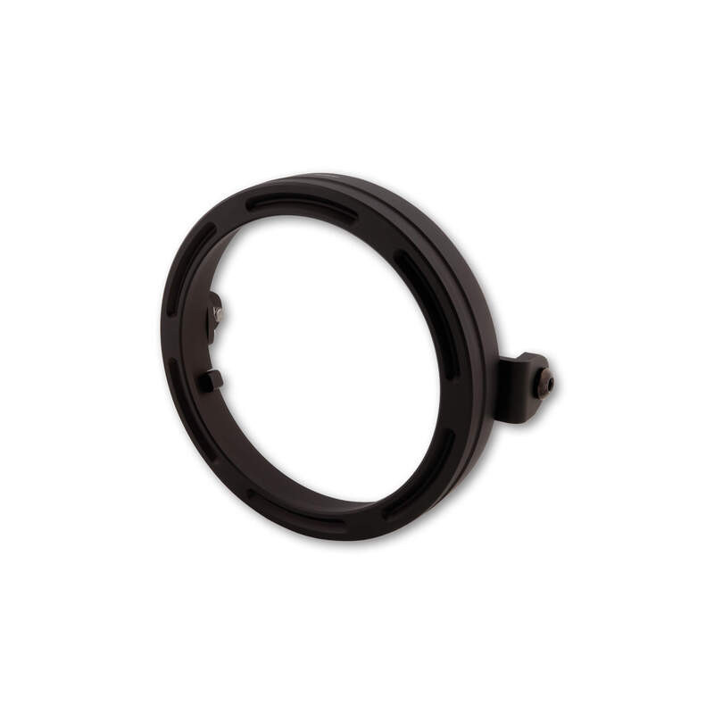 HIGHSIDER pro 7 inch CNC lamp holder ring FRAME-R1, black, side mount