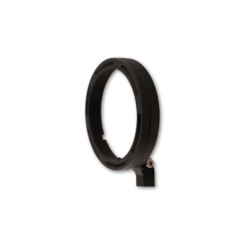 HIGHSIDER pro 5 3/4 inch CNC lamp holder ring FRAME-R2, black, bottom mount
