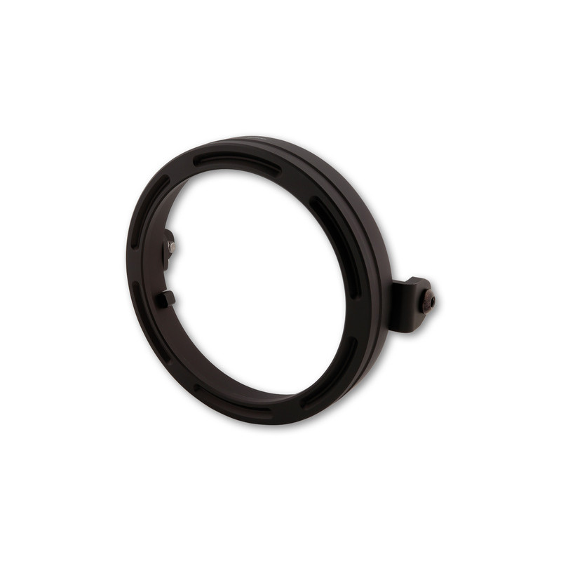 HIGHSIDER pro 5 3/4 inch CNC lamp holder ring FRAME-R2, black, side mount