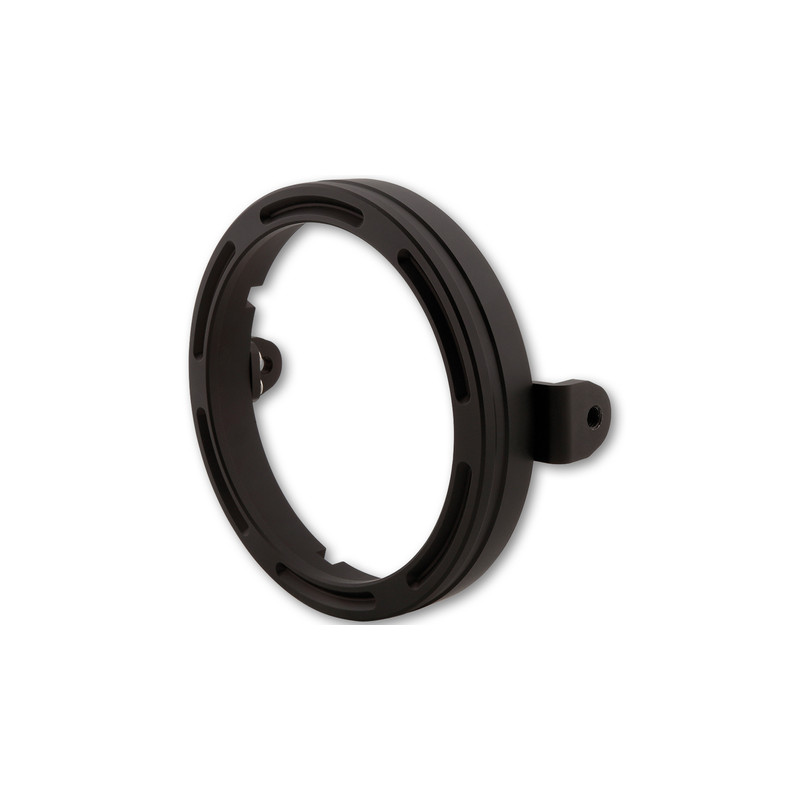 HIGHSIDER pro 5 3/4 inch CNC lamp holder ring FRAME-R2, black, side mount