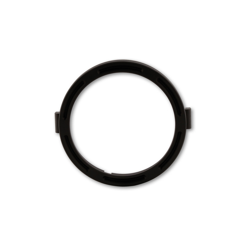 HIGHSIDER pro 5 3/4 inch CNC lamp holder ring FRAME-R2, black, side mount