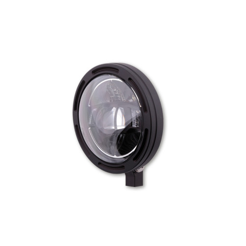 HIGHSIDER pro 5 3/4 inch LED headlight FRAME-R2 TYPE 10, black, bottom mount