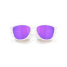 Lunettes de soleil OAKLEY Frogskins S Polished Clear - verres Prizm Violet