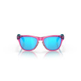 Lunettes de soleil OAKLEY Frogskins XXS Acid Pink - verres Prizm Sapphire