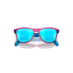 Lunettes de soleil OAKLEY Frogskins XXS Acid Pink - verres Prizm Sapphire