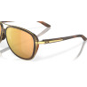 Lunettes de soleil OAKLEY Split Time Brown Tortoise - verres Prizm Rose Gold Polarized