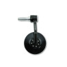 Rétroviseur d'embout de guidon HIGHSIDER pro Conero avec clignotant LED - noir - l'unité