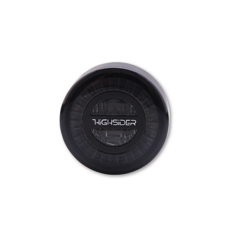 Feu arrière/clignotant LED HIGHSIDER pro Rocket Module 3en1 homologué - verre fumé - la paire