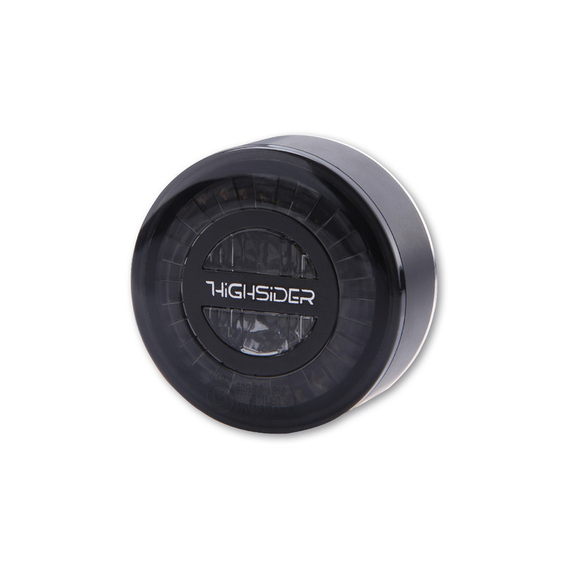 Feu arrière/clignotant LED HIGHSIDER pro Rocket Module 3en1 homologué - verre fumé - la paire