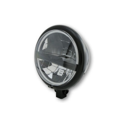 HIGHSIDER pro 5 3/4 inch LED headlight BATES STYLE TYPE 5, black, bottom mount