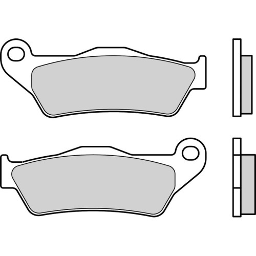 Plaquettes de frein BREMBO route carbone céramique - 07BB2809