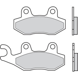 Plaquettes de frein BREMBO route carbone céramique - 07SU1215
