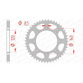 Kit chaîne AFAM 520XMR3 15/37 standard - couronne standard