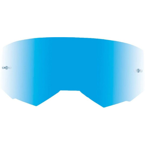 Écran FLY RACING avec picots - bleu ciel reflet/fumé