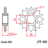 Pignon JT SPROCKETS acier anti-bruit 405 - 525